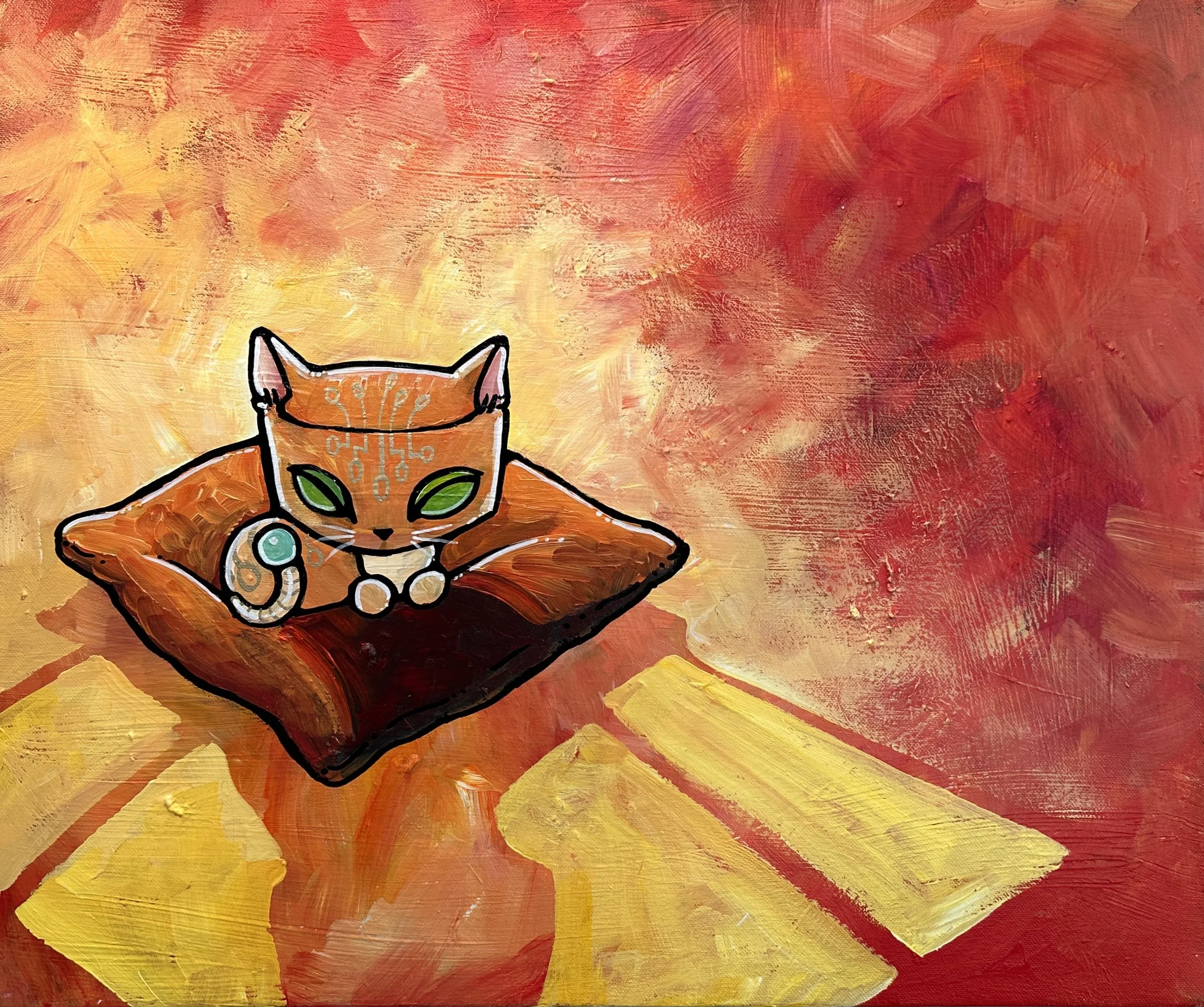 5x7" Print - Solar Powered Servo Kitty