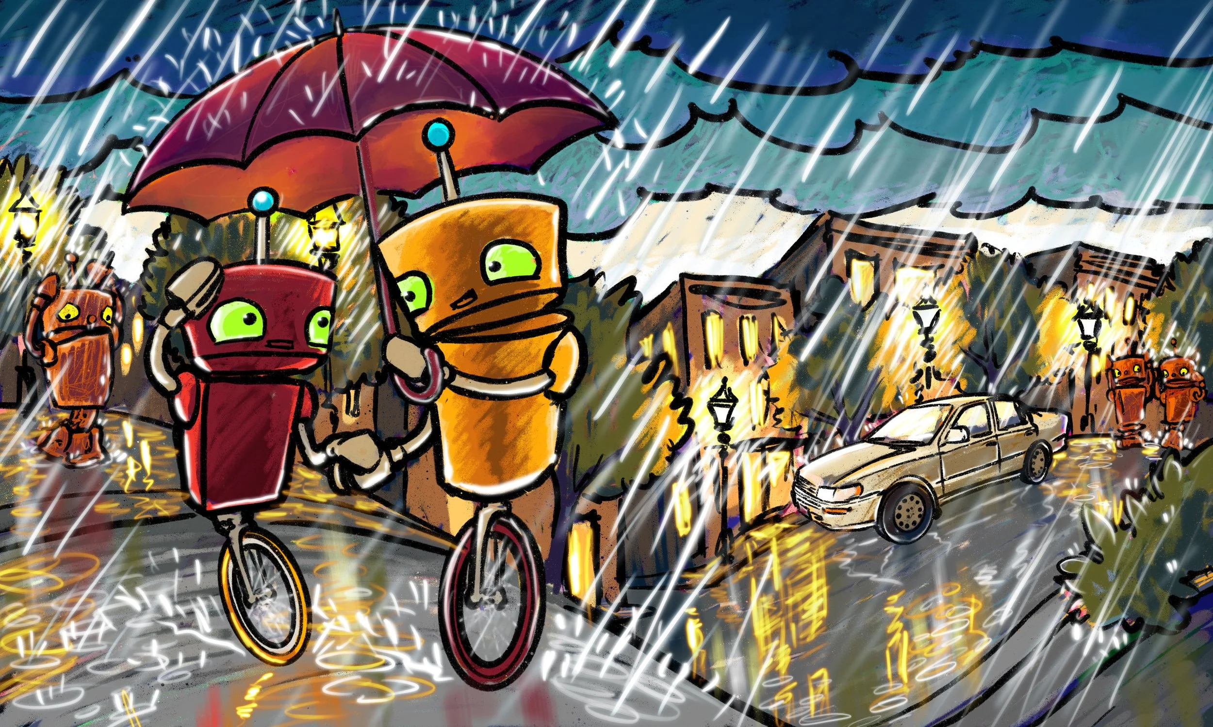 Robots In The Rain, 2021