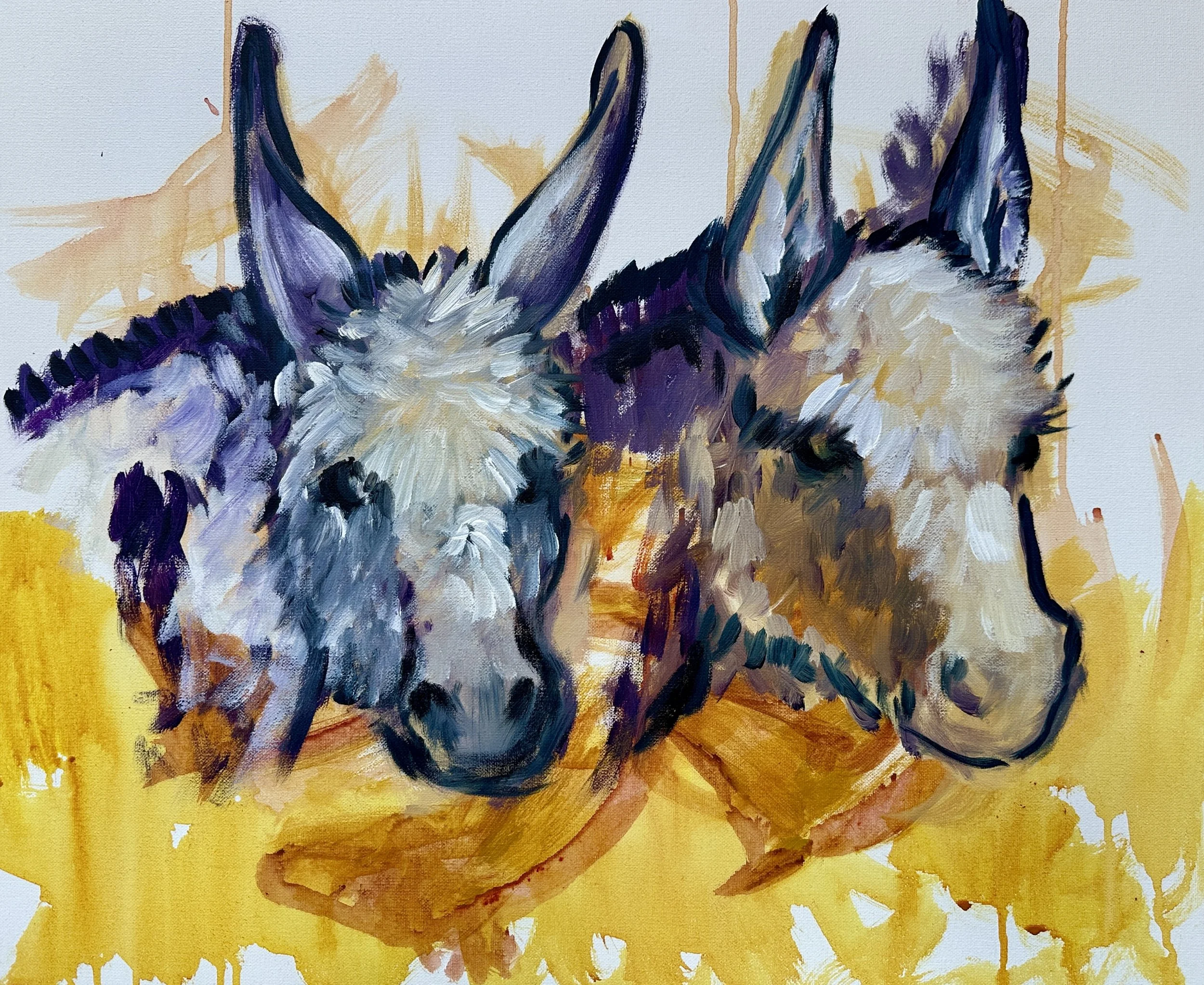 MN Horse Expo - Live Paintings // Mini Donkeys