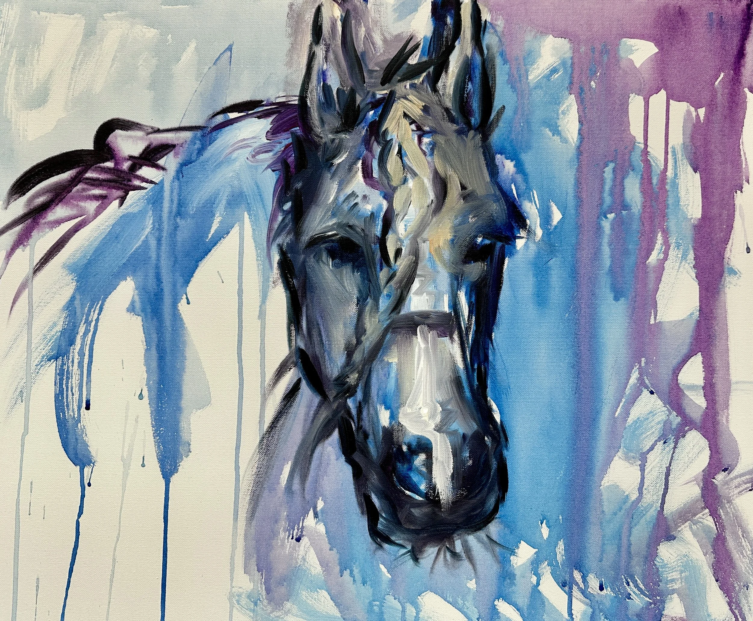 MN Horse Expo - Live Paintings // Braided Forelock