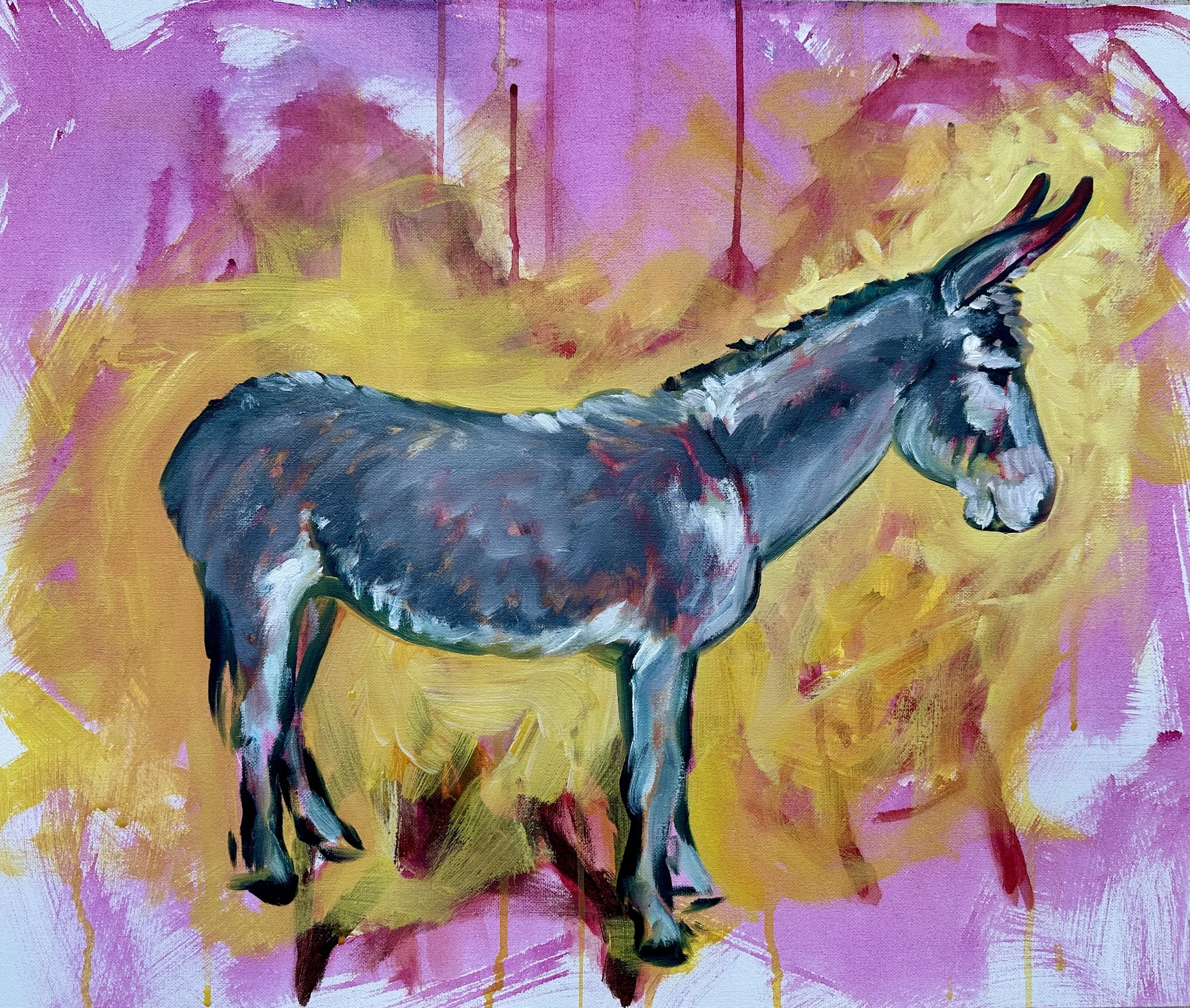 MN Horse Expo - Live Paintings // Donkey