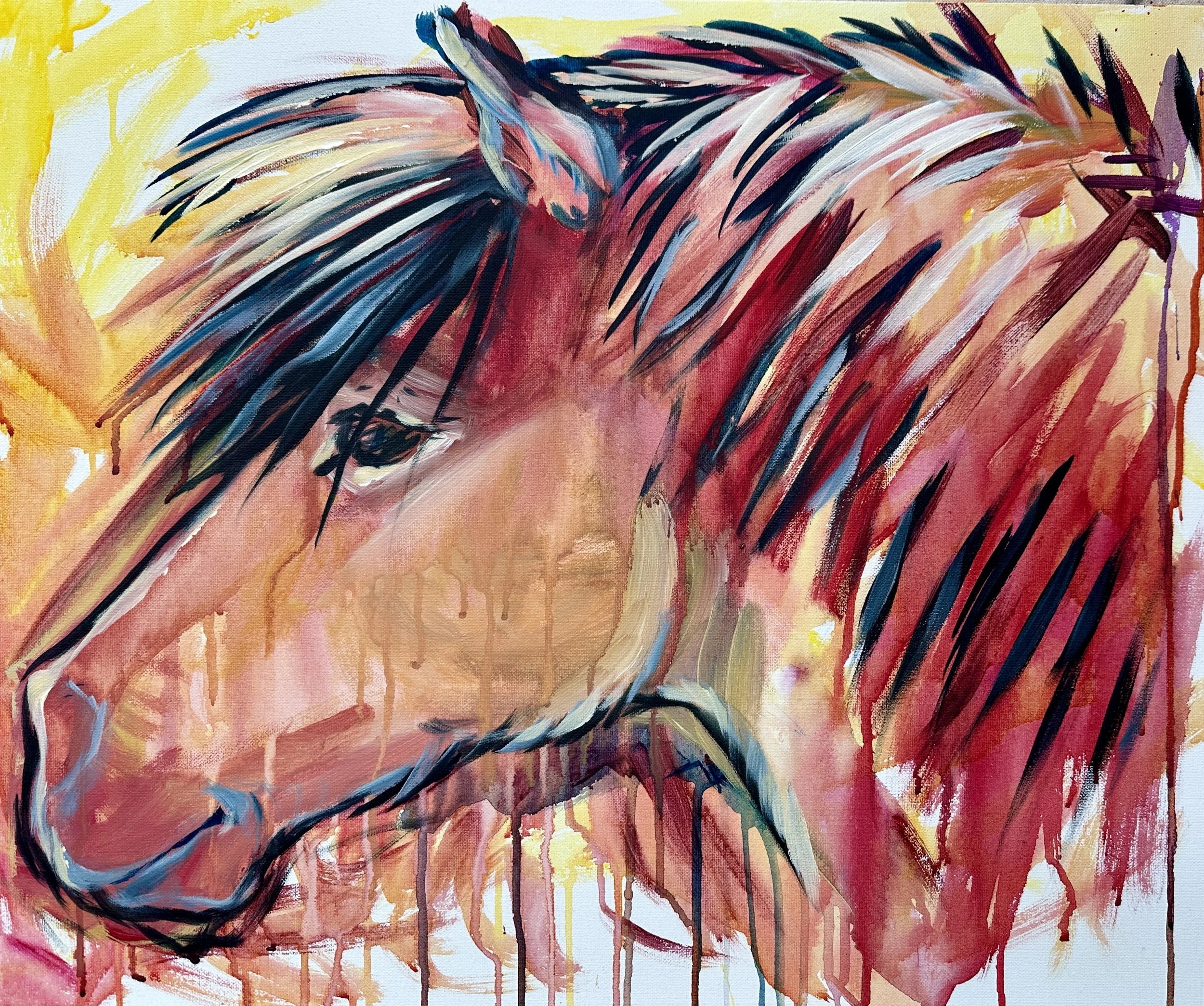 MN Horse Expo - Live Paintings // Icelandic