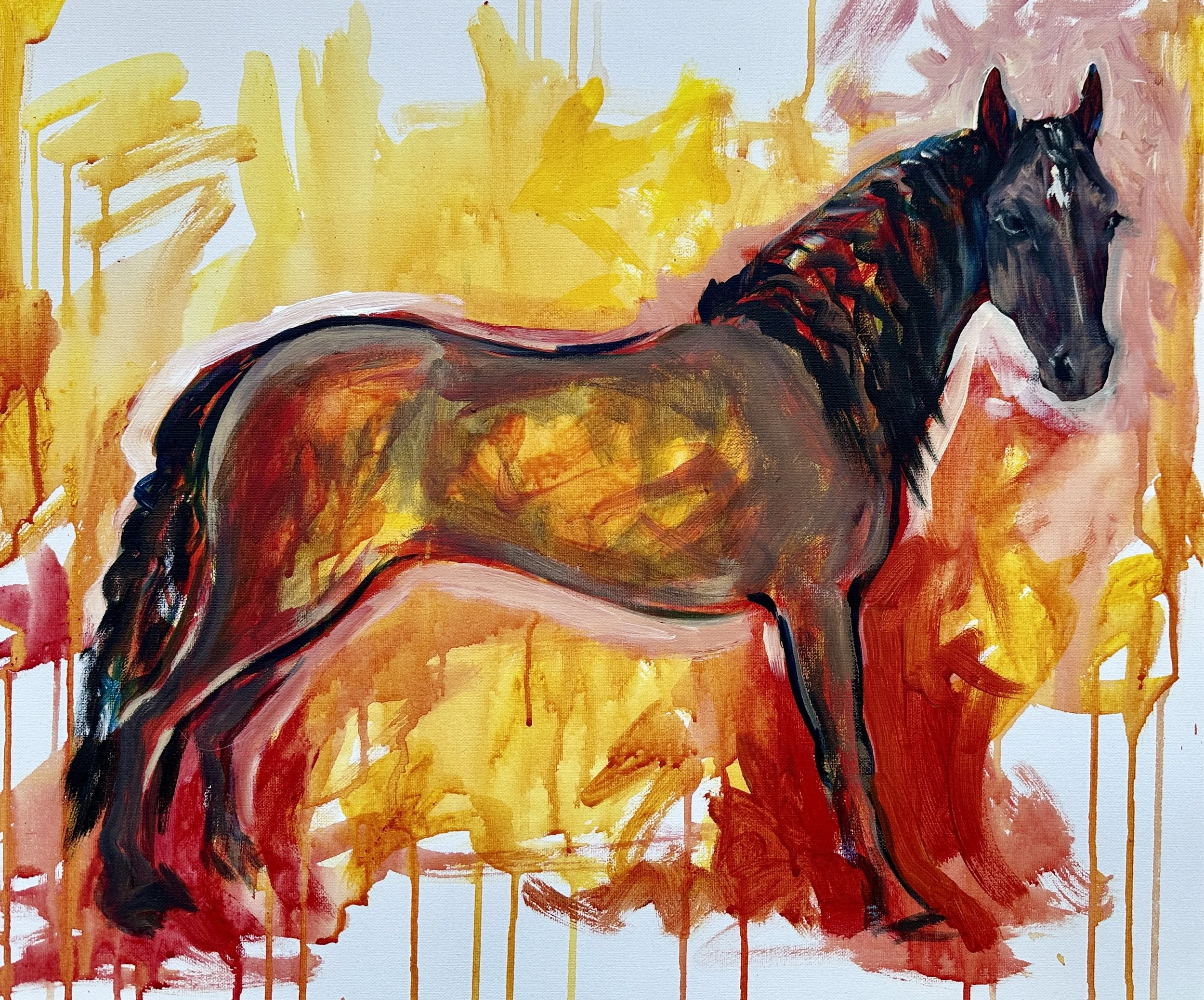 MN Horse Expo - Live Paintings // Pony "Batman"
