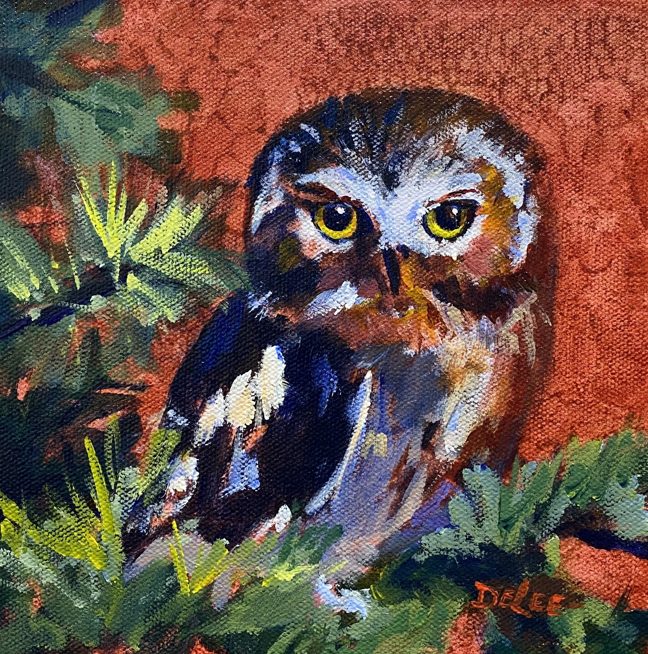 Mr. Whoo
Acrylic, 8 x 8
Sold