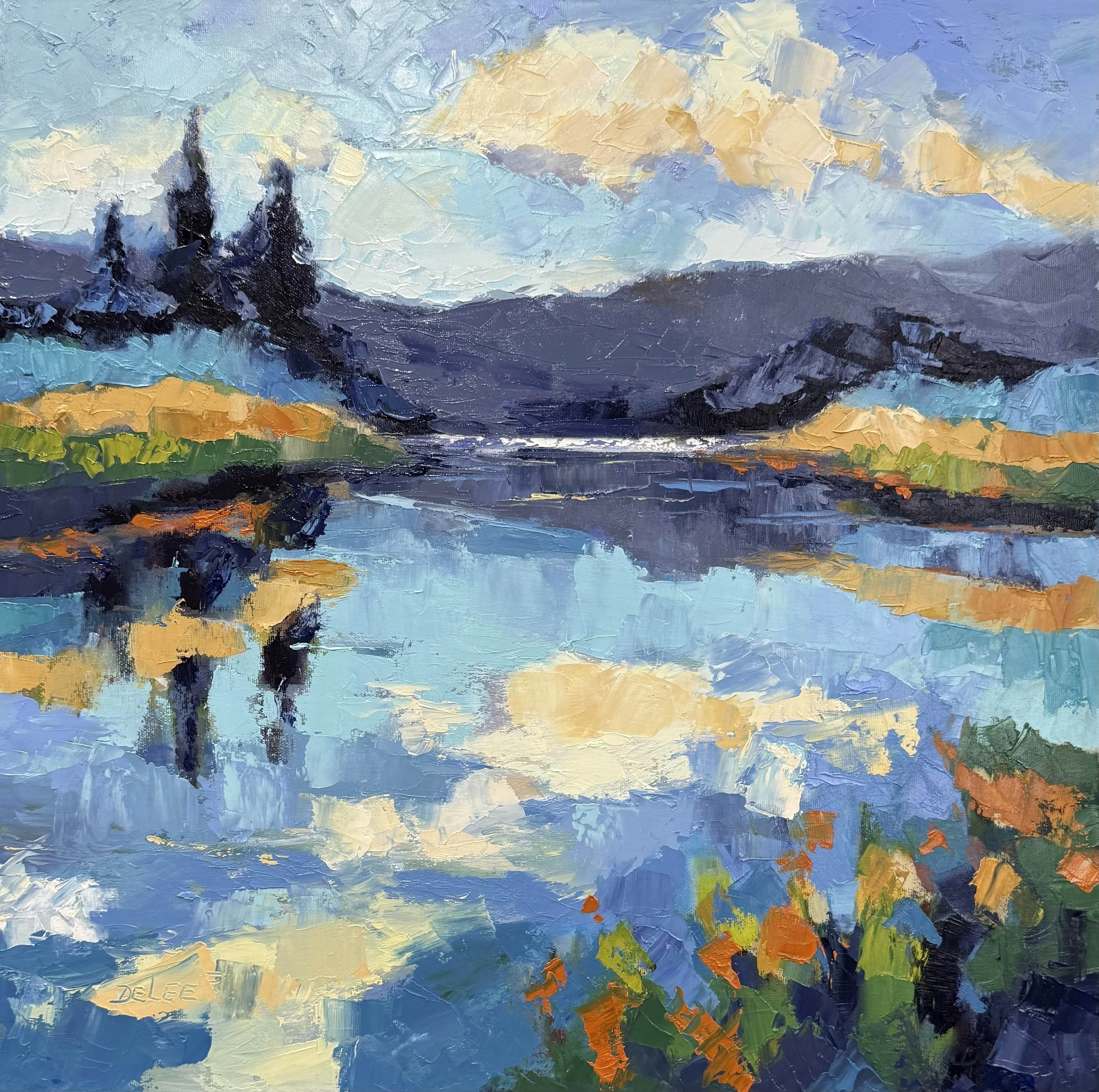 The Quiet Shore
Oil, 20 x 20
Available 
