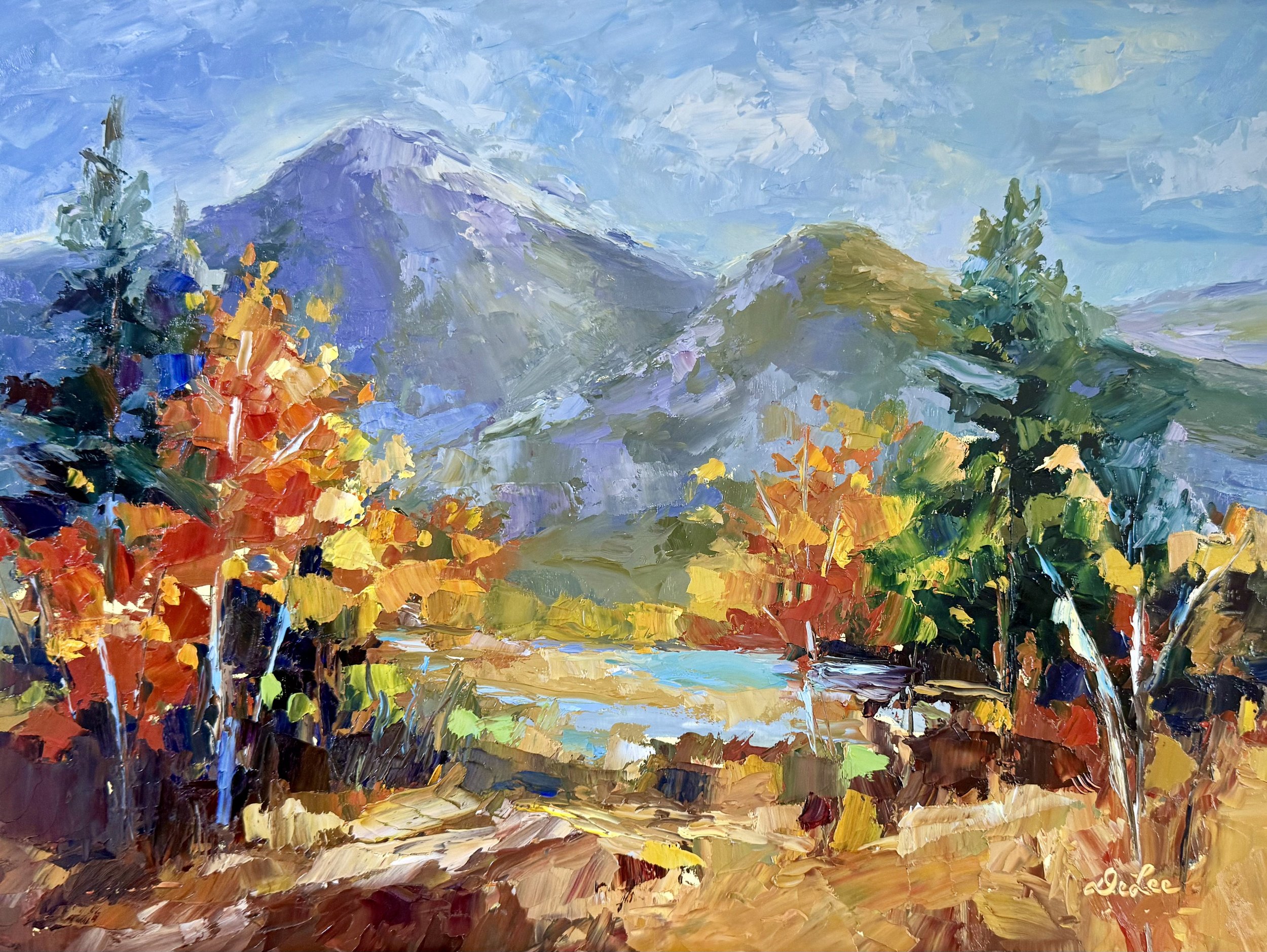 Snow Dust on Hahn's Peak
Oil, 12 x 16
Sold