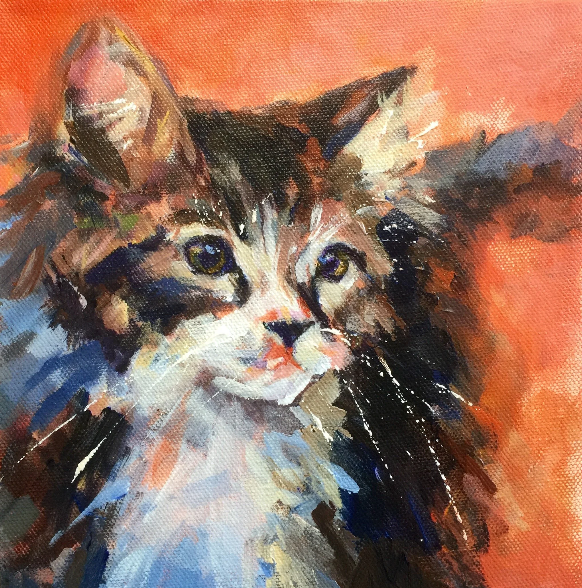 Tiger Kitten
Acrylic, 8 x 8
Sold
