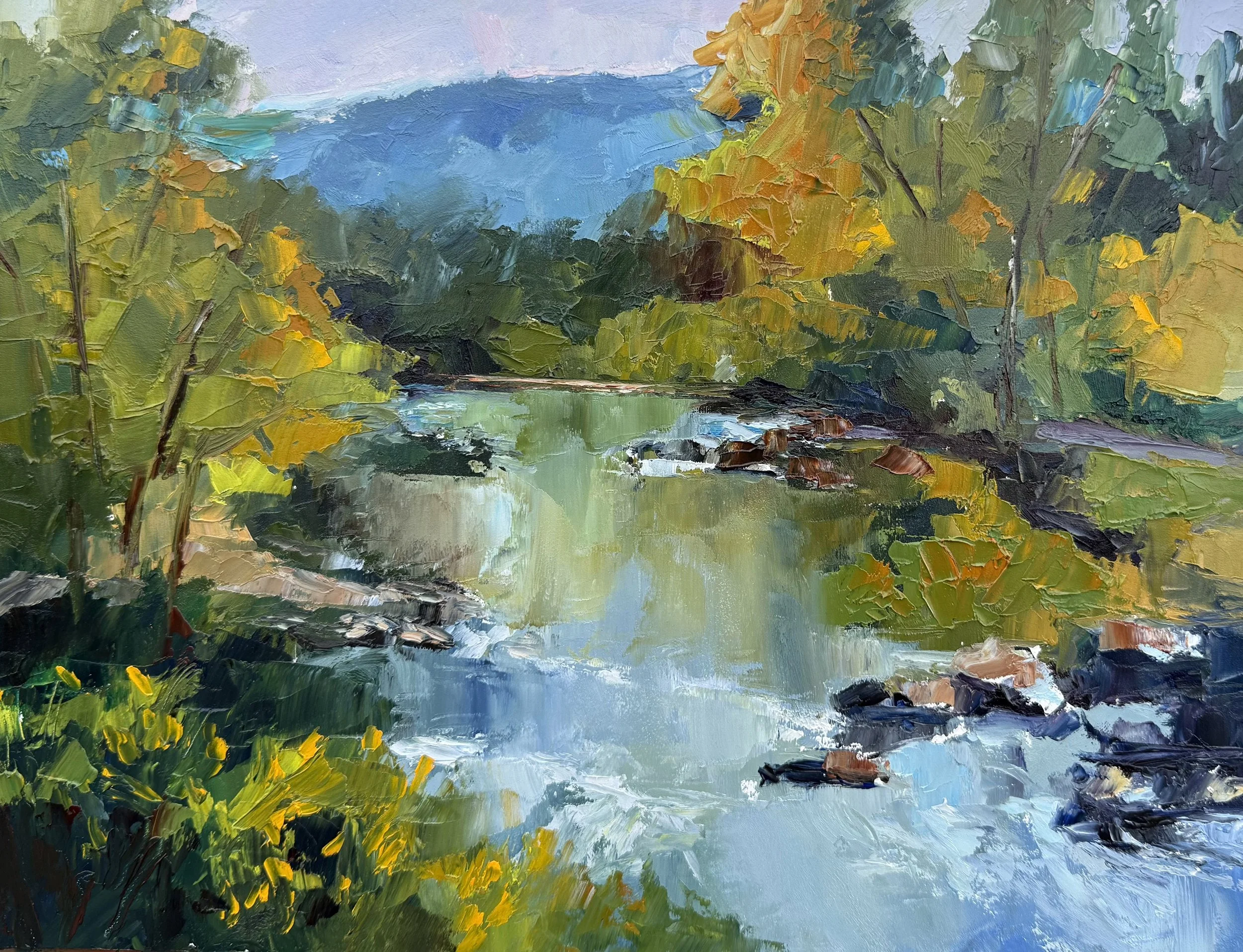 Reflections on the River
Oil, 9 x 12
Sold