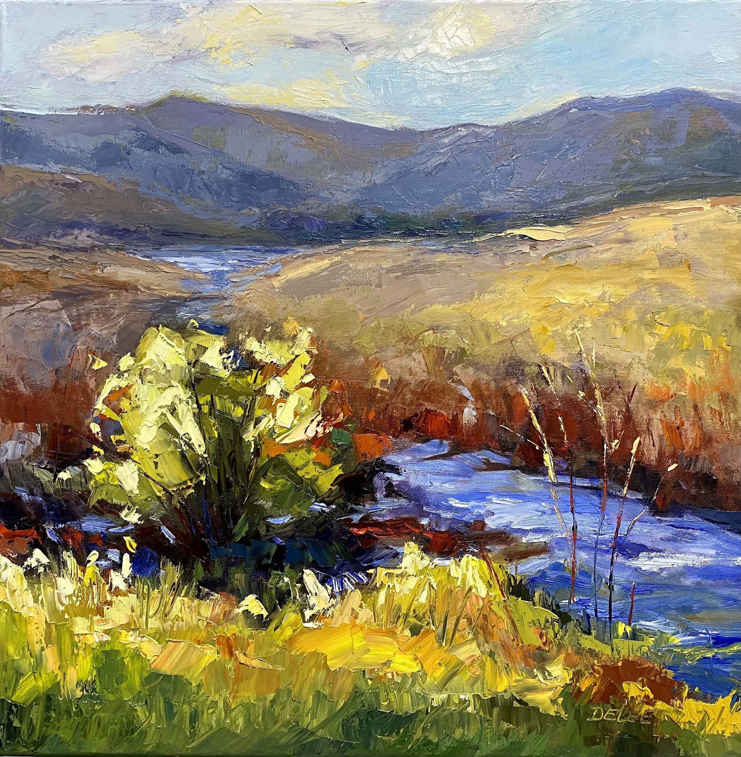 Hunter Creek 2
Oil, 20 x 20 
Sold