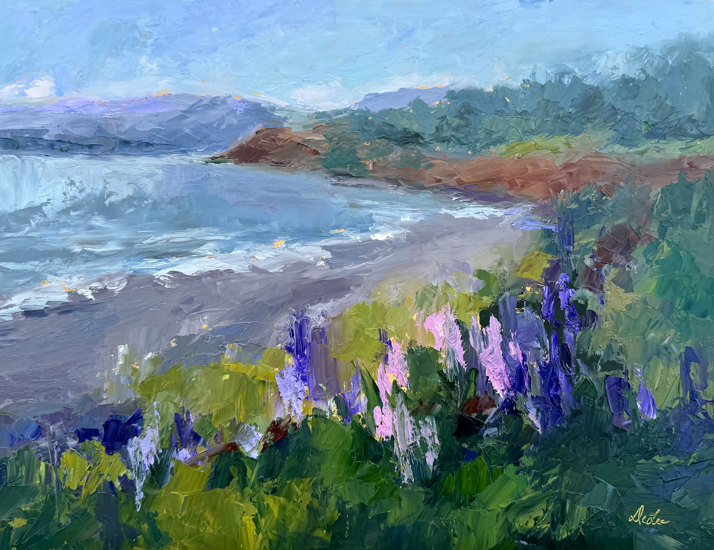 Where Lupins Grow
Oil, 12 x 16 
Available