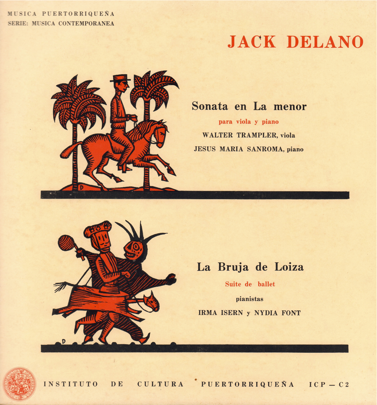 'Sonata en La menor para viola y piano' / 'La Bruja de Loíza - Suite de ballet' de Jack Delano