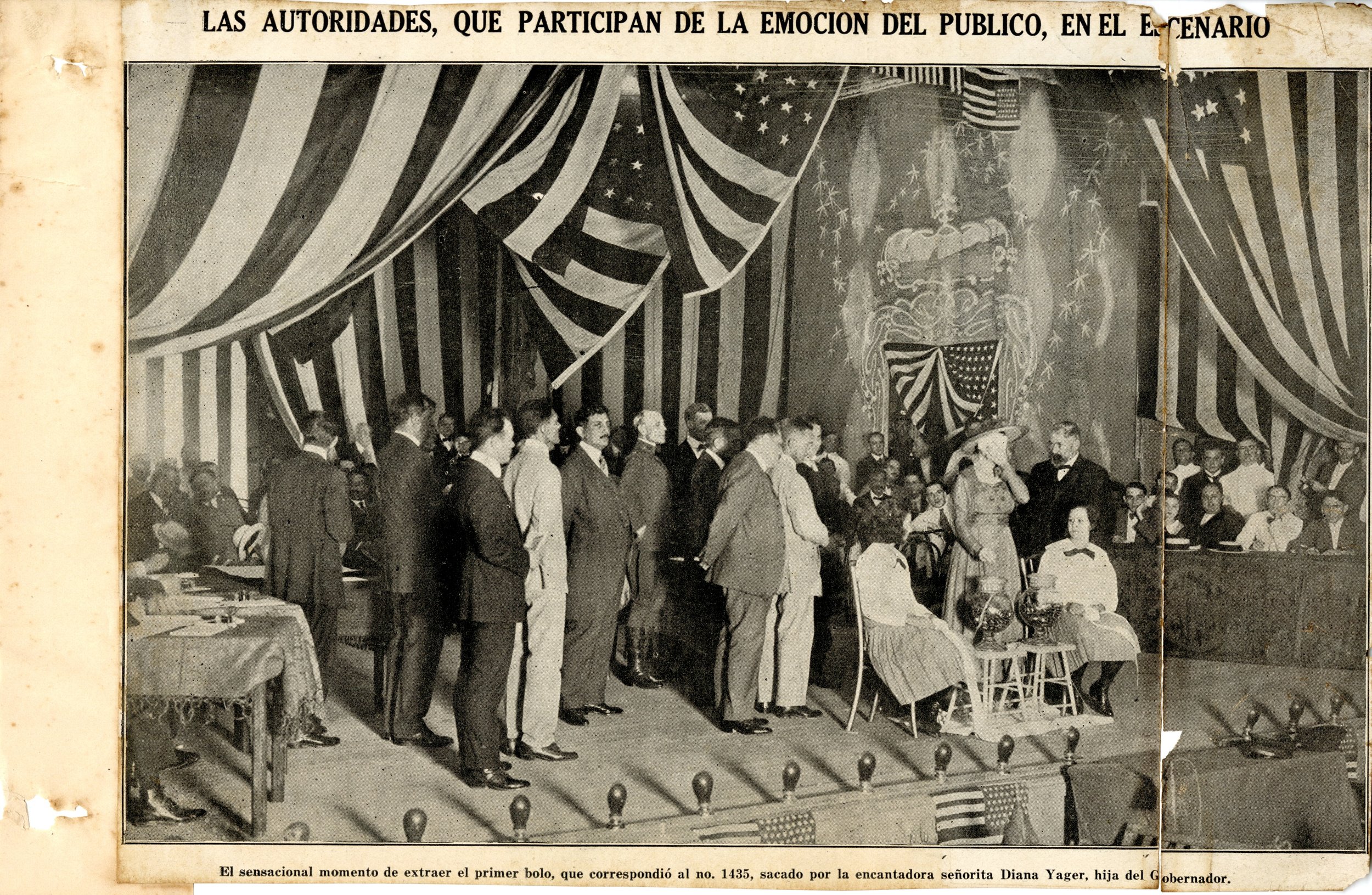 Reclutamiento de puertorriqueños para la Primera Guerra Mundial, Teatro Tapia.
