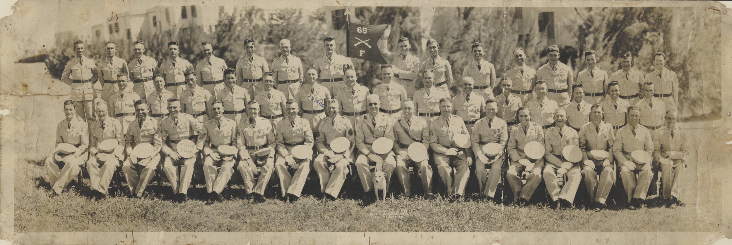 65º Regimiento de Infantería, por lo que los integrantes de esta unidad se comenzaron a conocer como los Borinqueneers.