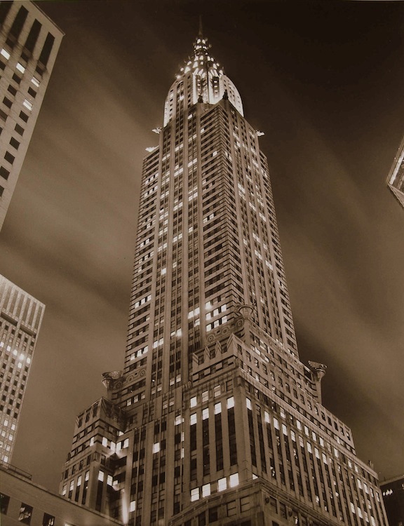 TOM BARIL, Chrysler Building at Night , 1997