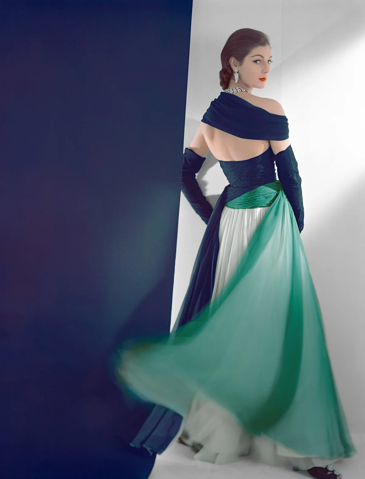HORST P. HORST, Dress by Jean Desses , 1952