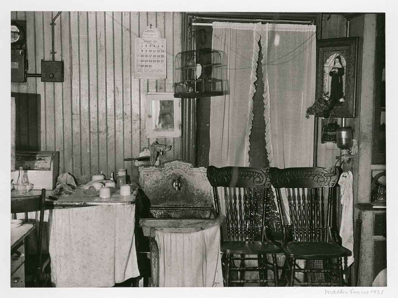 WALKER EVANS, Tenement Kitchen, New York City, 1931
