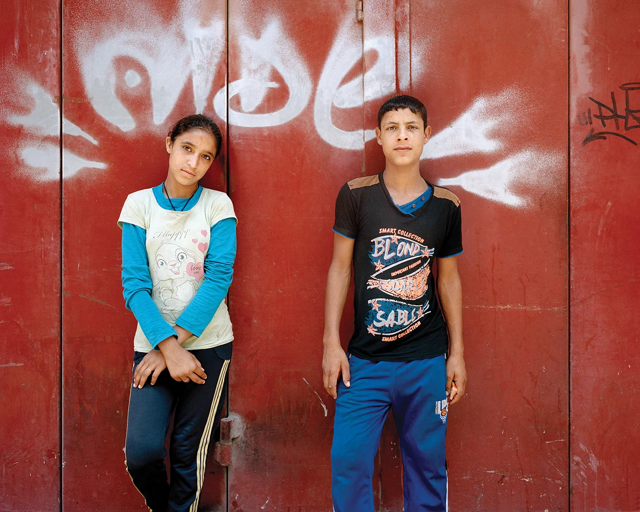 RANIA MATAR, Maya 12, Wael 14, Beirut, 2014
