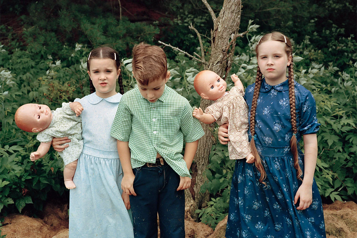 SHERON RUPP, Mennonite Children, Walcott, Vermont , 1990