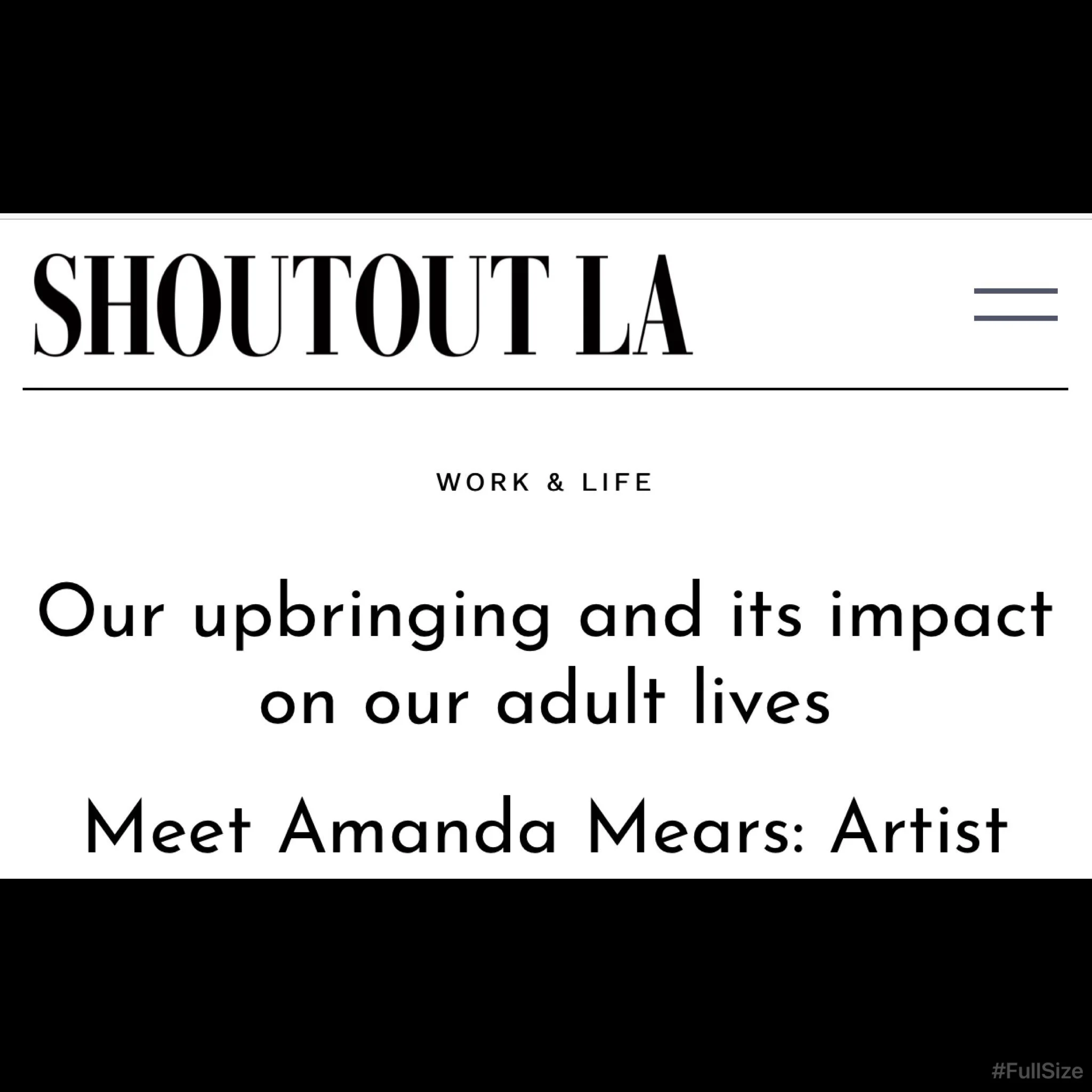 Interview about painting, life and L.A.