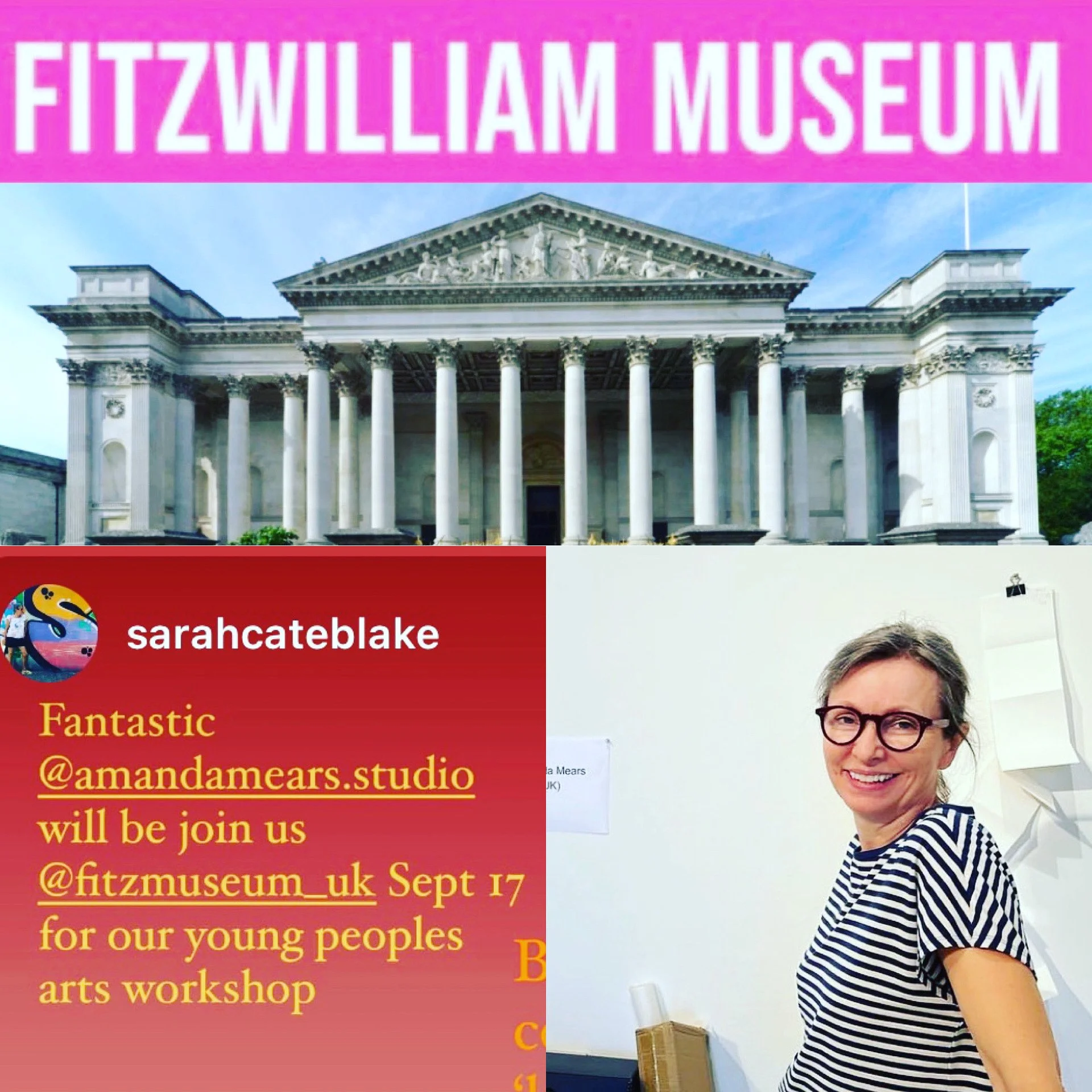 Visiting Artist at the Fitzwilliam Museum, Cambridge