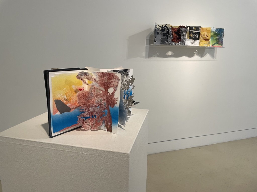 "River" - installation view with "All That I Can Carry" at Torrance Art Museum