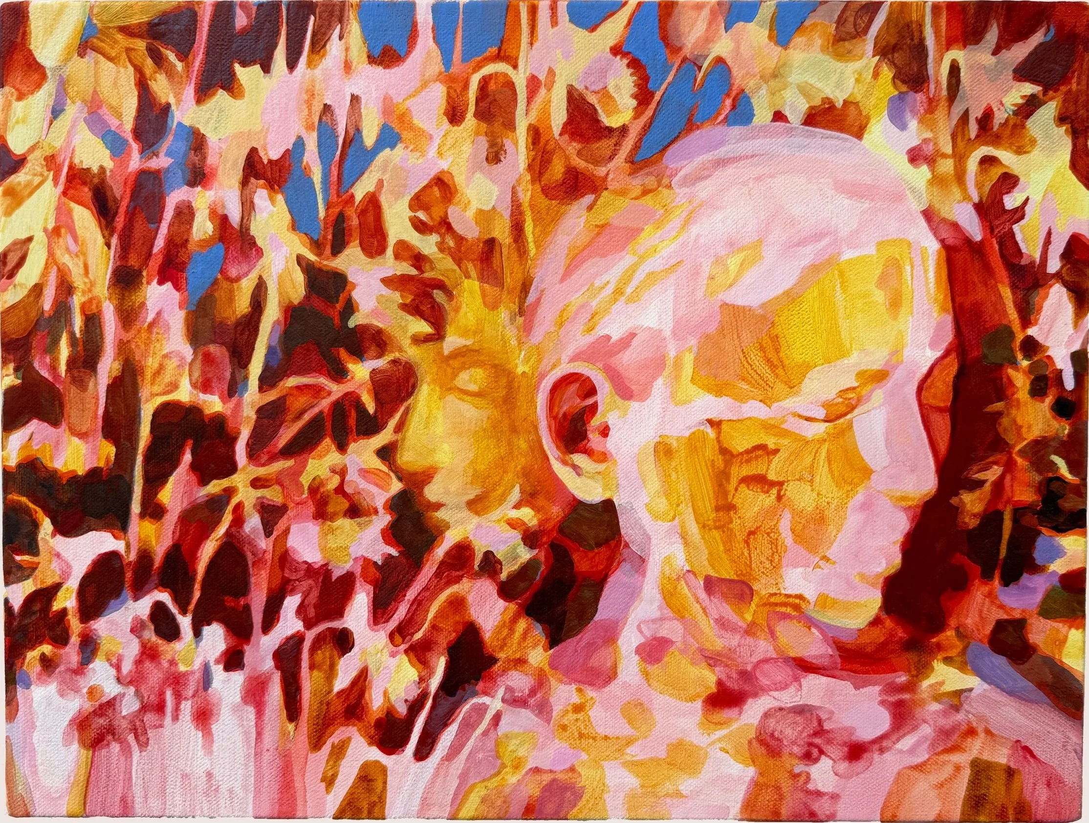 Whisper, 2025, acrylic on canvas, 12 x 16 inches/30x41cm	