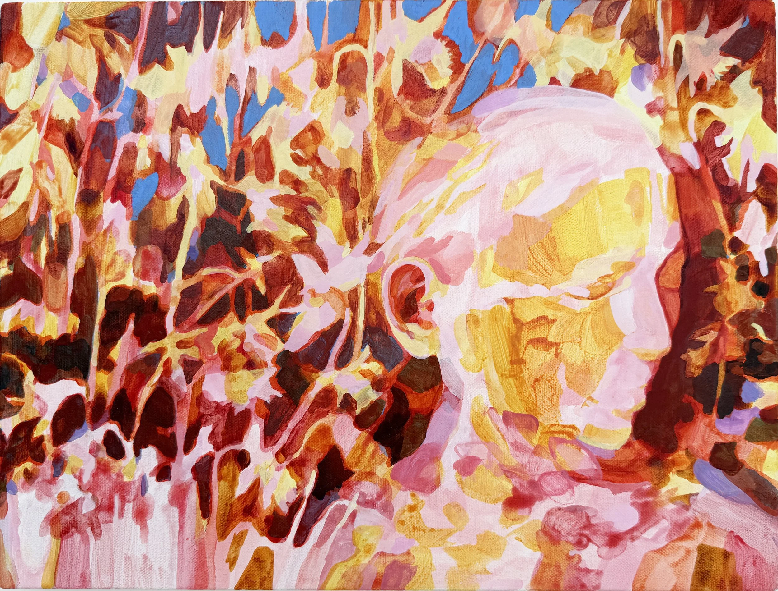 Whisper, 2026, acrylic on canvas, 12 x 16 inches/30x41cm