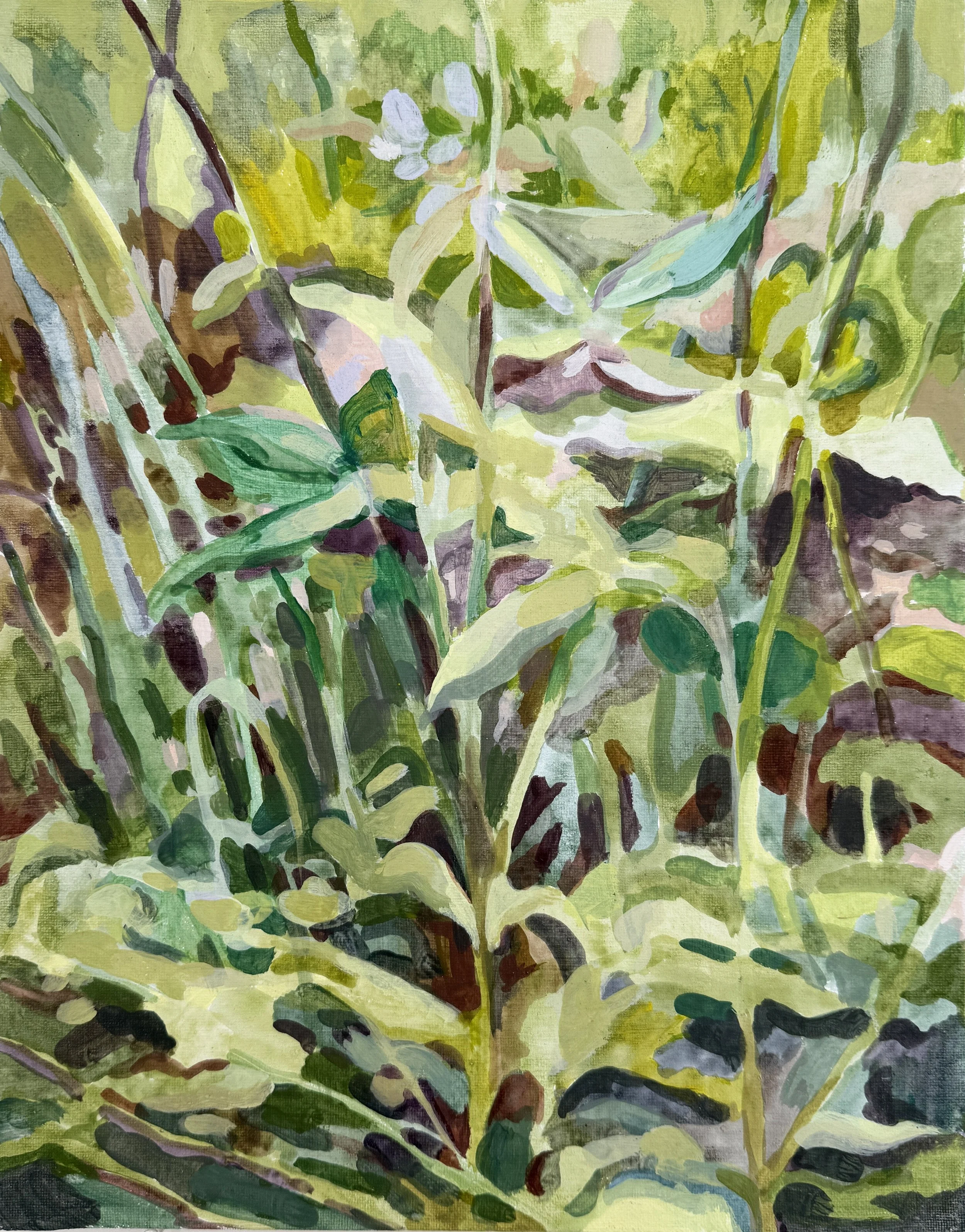 Spring 8 - Meadowgrass, 2023, acrylic on board, 11"x14"/27x35 cm