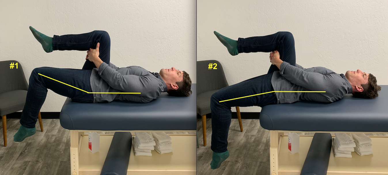 Thomas Test For Hip Flexor Tightness