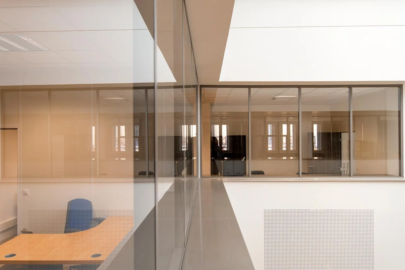 Reportage photo architecture bureaux Banque LCL Montpellier