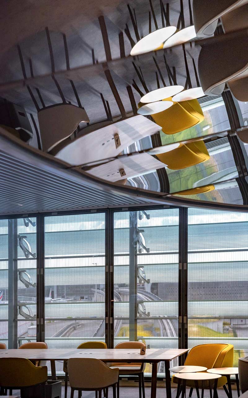 Reportage photo architecture bureaux Air France Aeroport Roissy