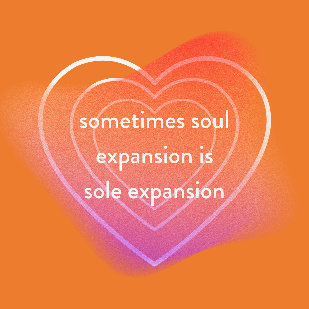 sometimes soul expansion is sole expansion