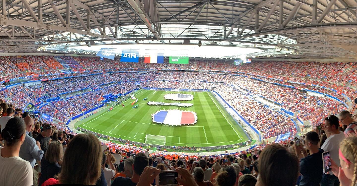 Win-win. What a journey. Cheering loudly for all today in Lyon. Lucky to see some legends playing in what might be their last World Cup. ❤️ more feelings later.