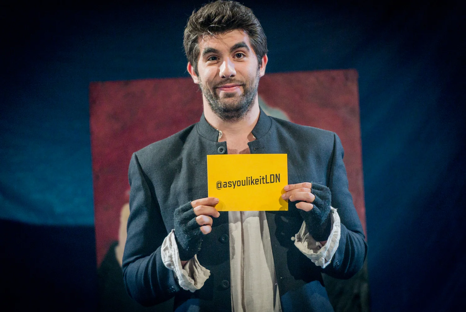 Simon Lipkin in As You Like It, composed by Jude Obermüller (photo by Robert Workman)