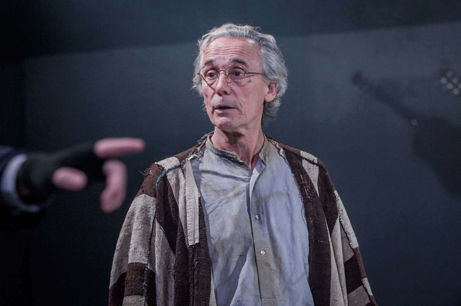 Steven Crossley in As You Like It, composed by Jude Obermüller (photo by Robert Workman)