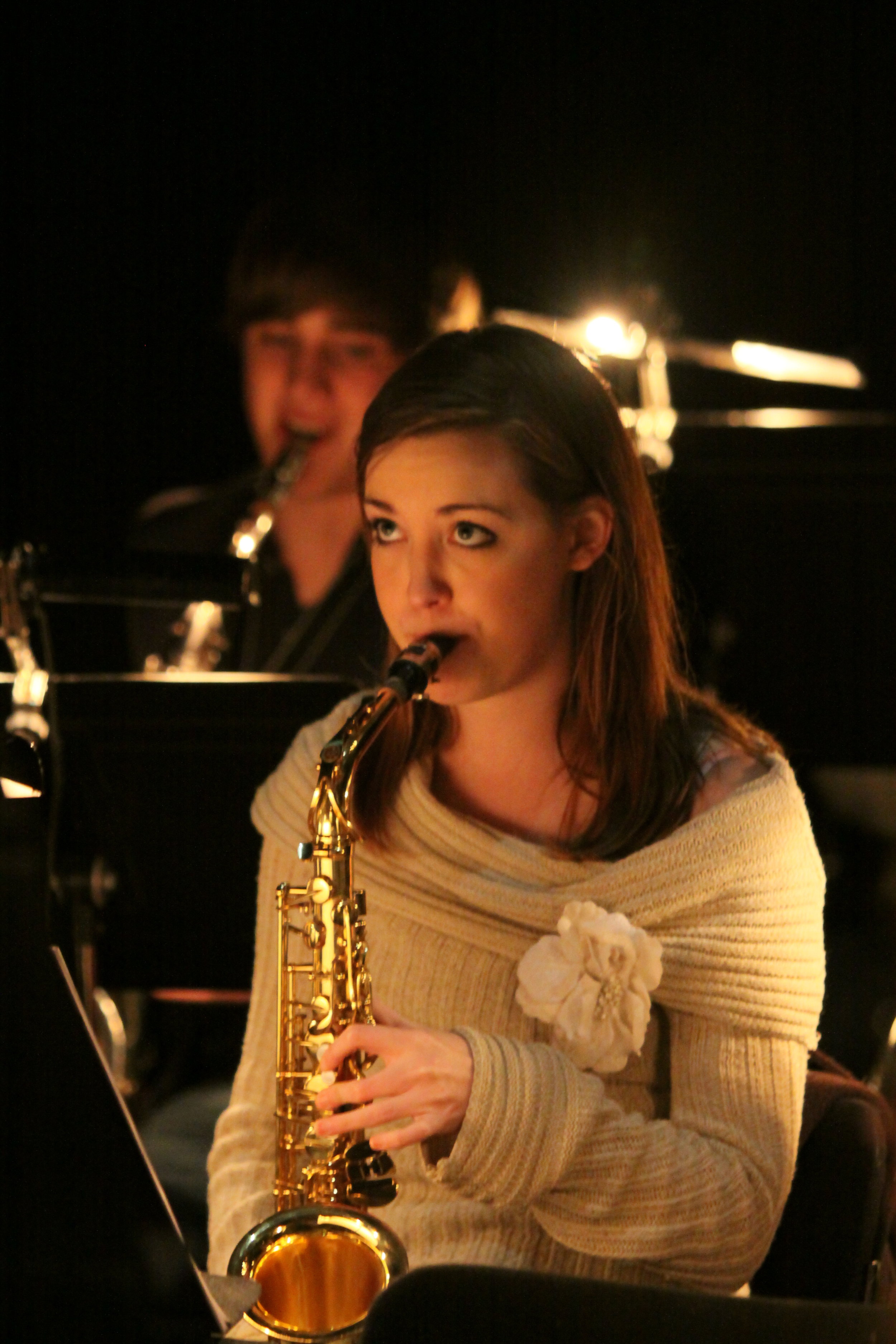 Becca Cass of The Forbidden Fruit orchestra, Brighton Festival, Brighton Dome, composed by Jude Obermüller (photo by Sarah Sutherland-Rowe)