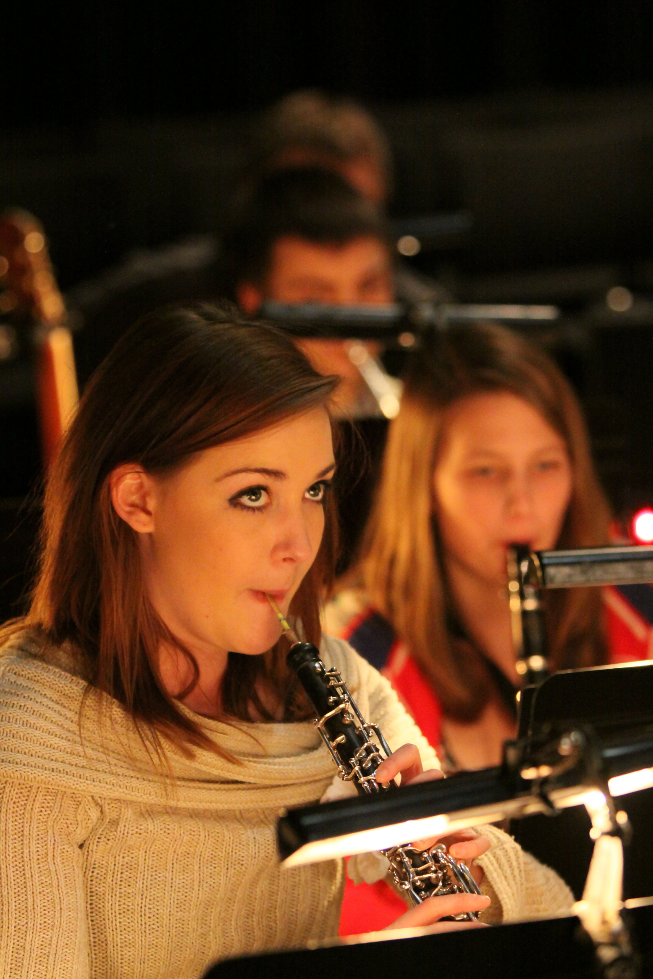 Becca Cass in The Forbidden Fruit orchestra, Brighton Festival, Brighton Dome, composed by Jude Obermüller (photo by Sarah Sutherland-Rowe)