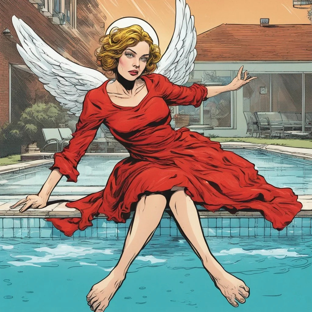 Angel In a Red Dress