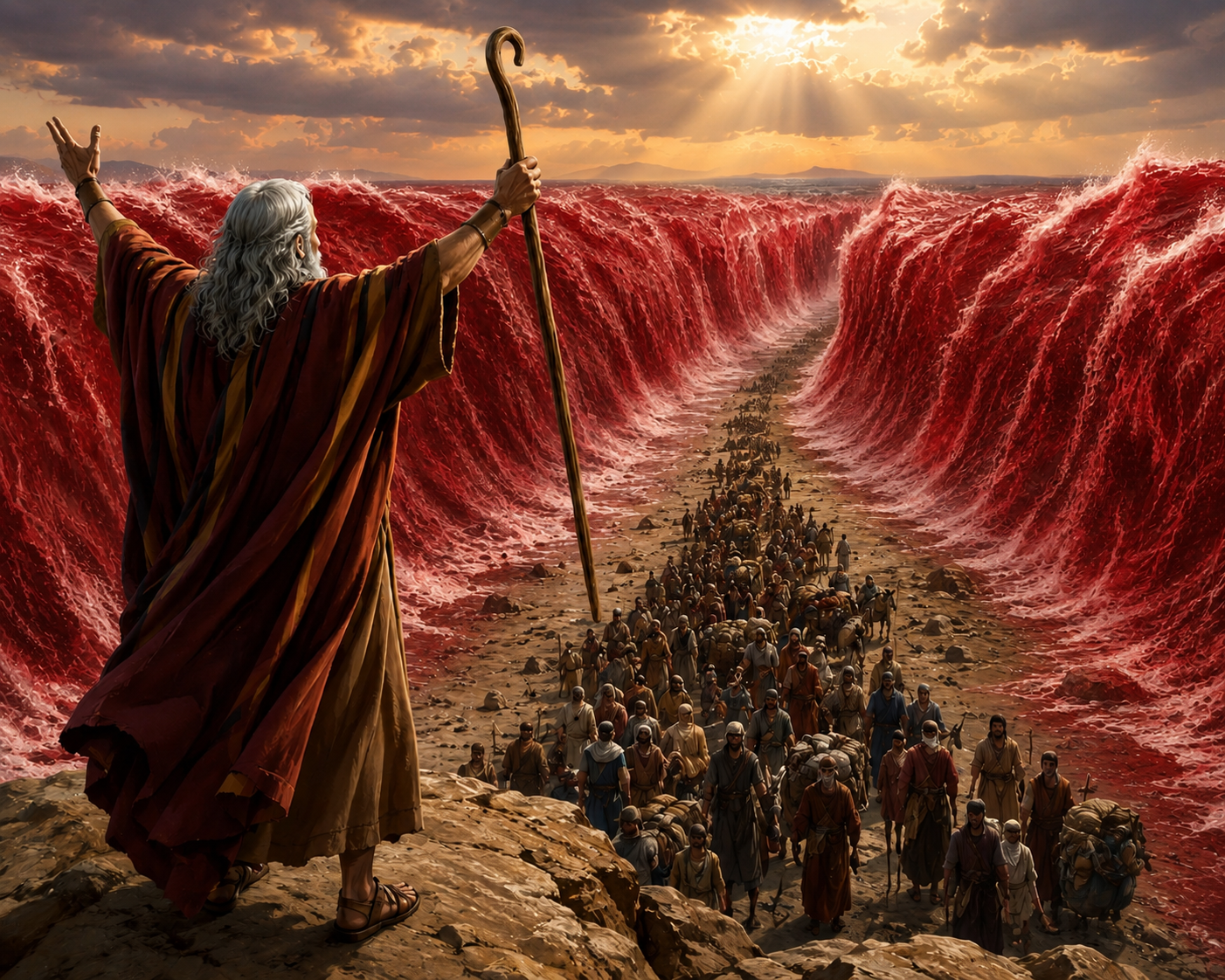 The Parting of the Red Pee