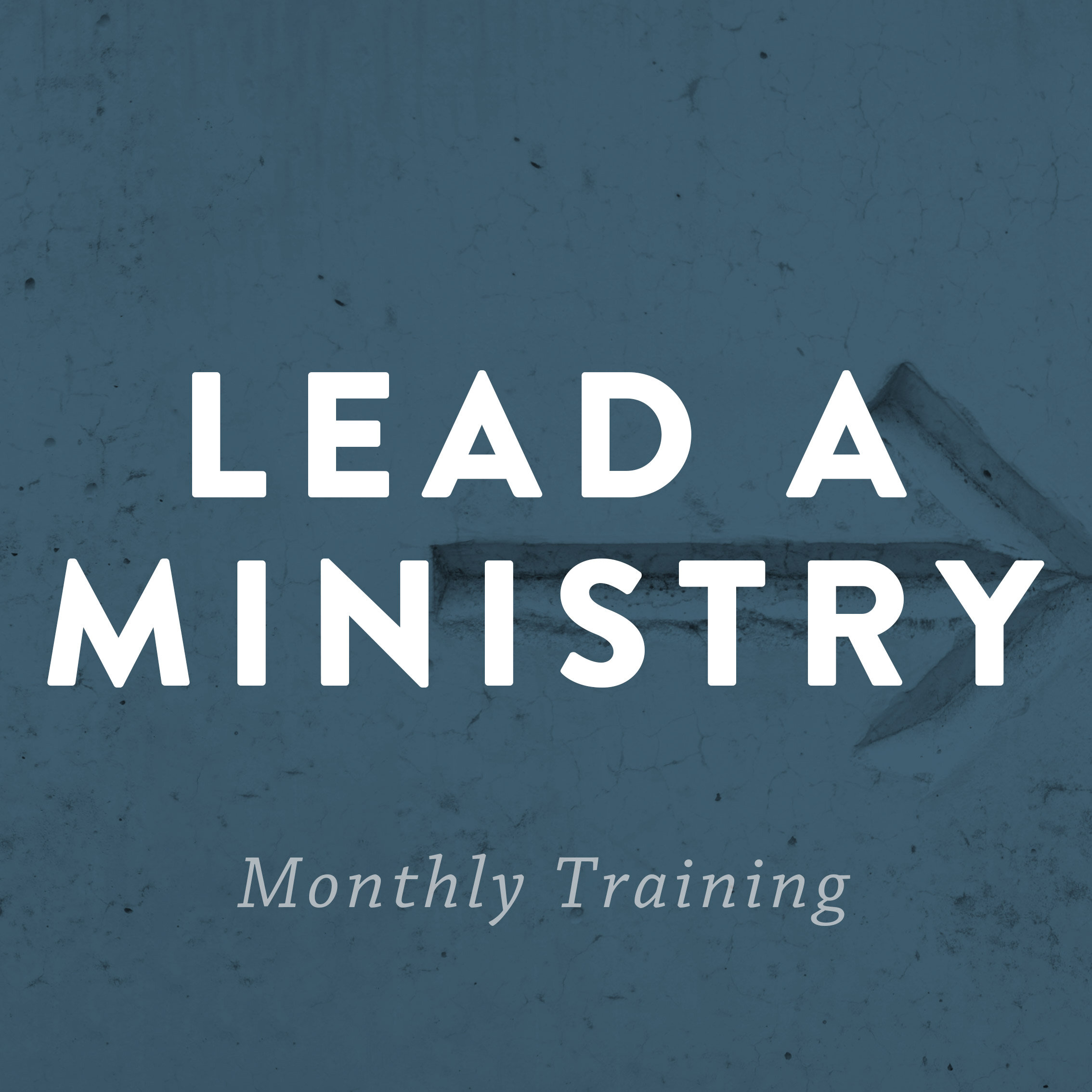 Lead a ministry (Copy)