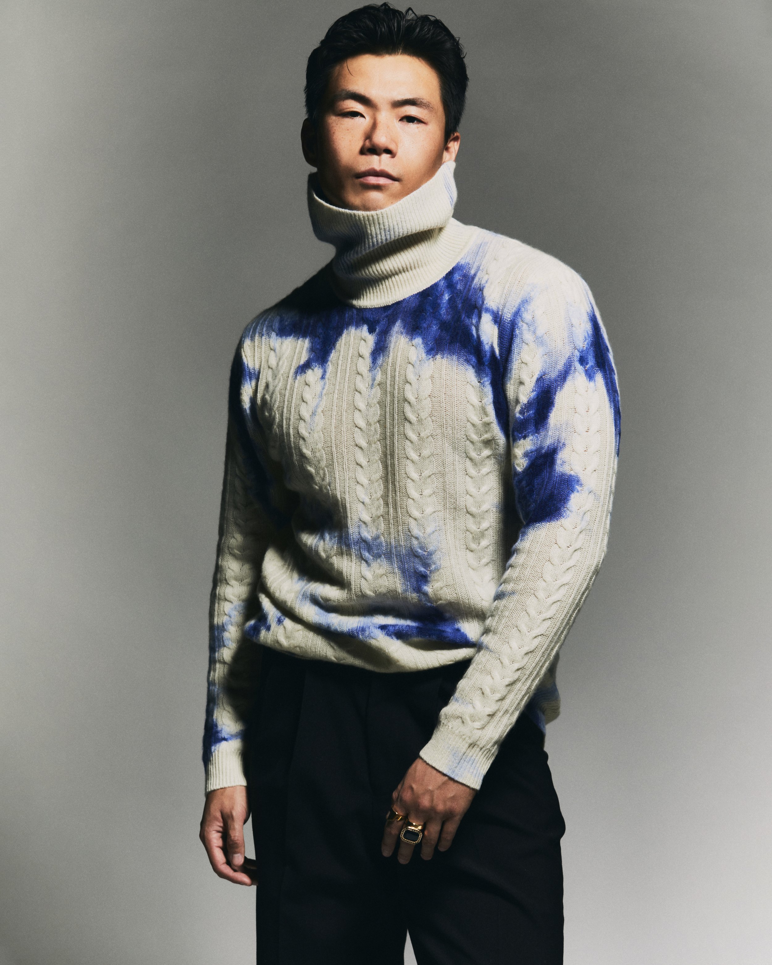 Fashion portrait of actor Ty Chen