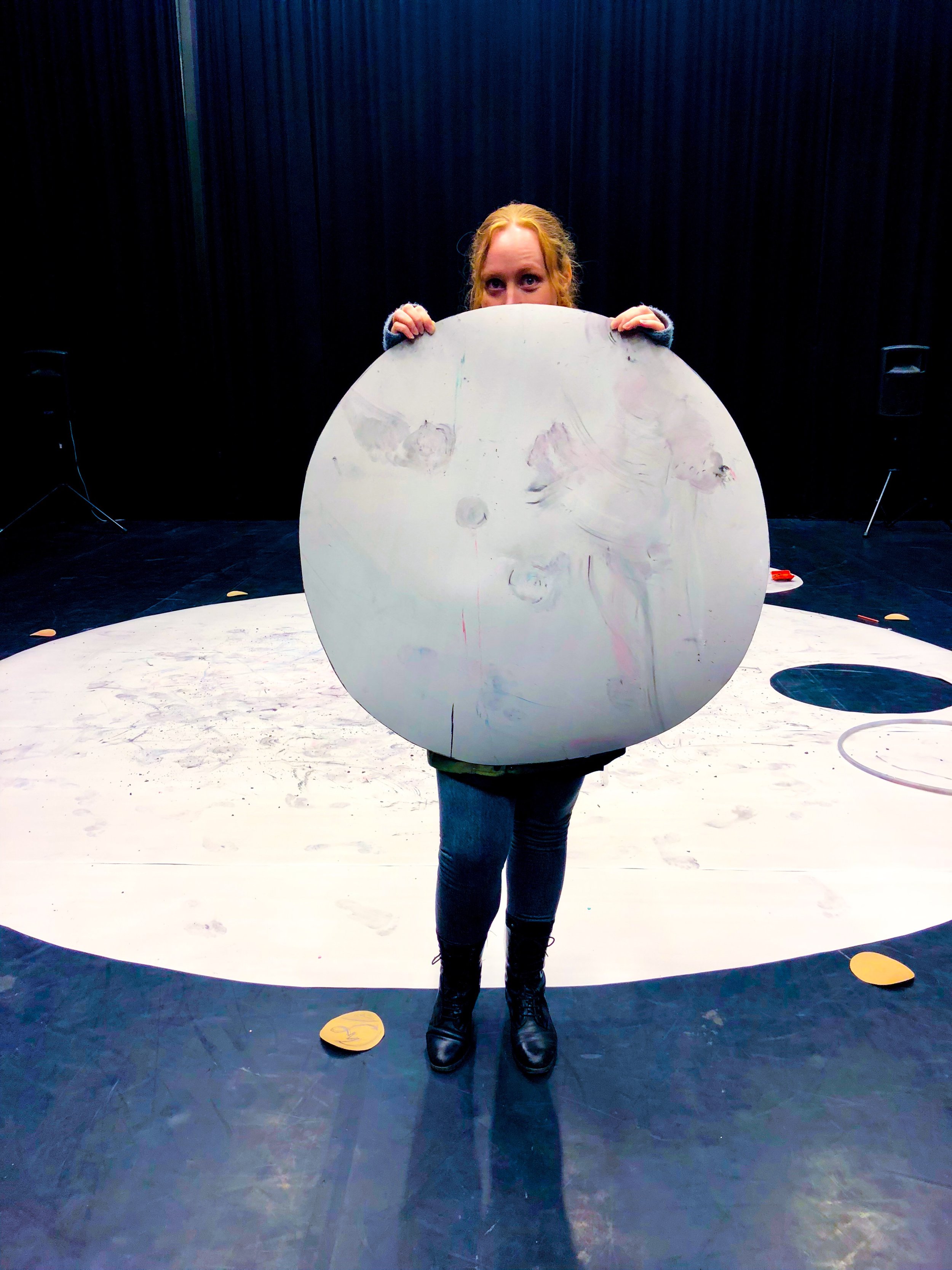 New happy owner. After performance, audience can buy their favourite part from piece and take home with them.