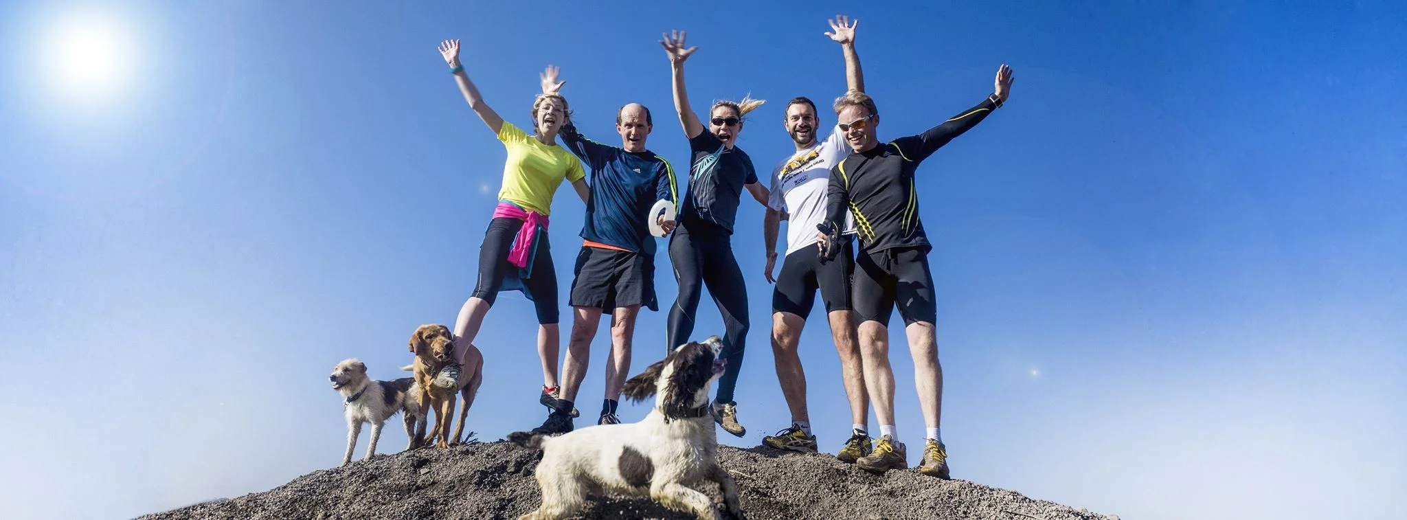 Hi 5 group on top of mound.jpg