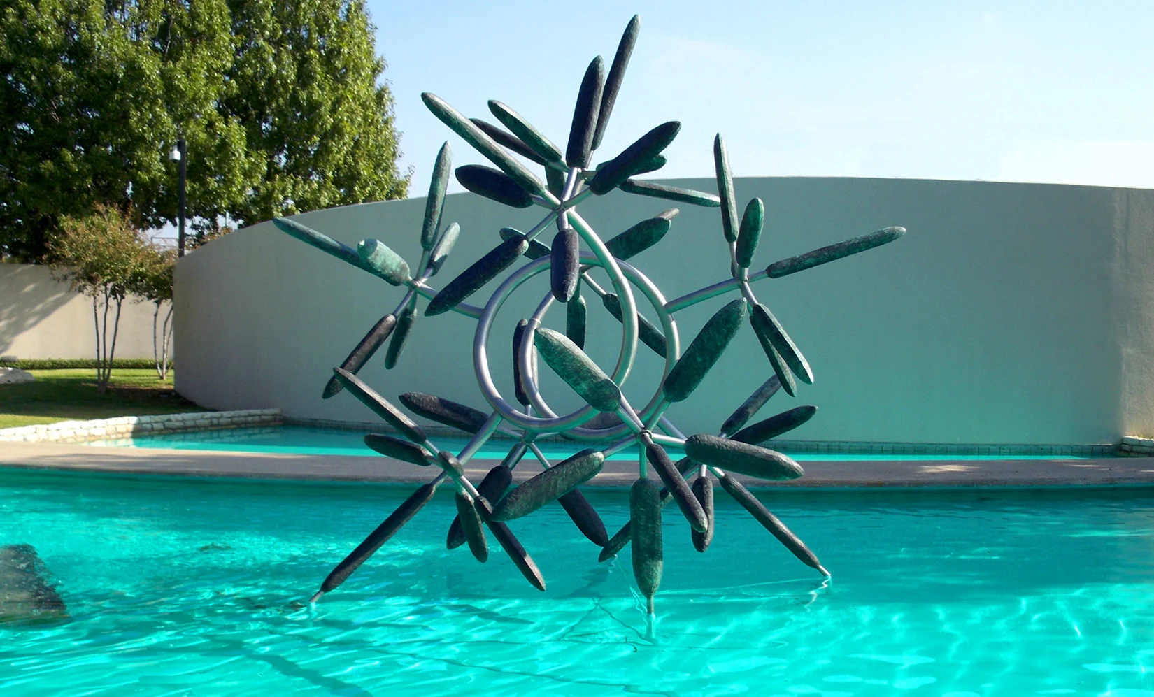 Star Flower , 2008 Bronze and Stainless steel 156" x 168" x 156" In the collection of The Irving Arts Center, Irving, TX