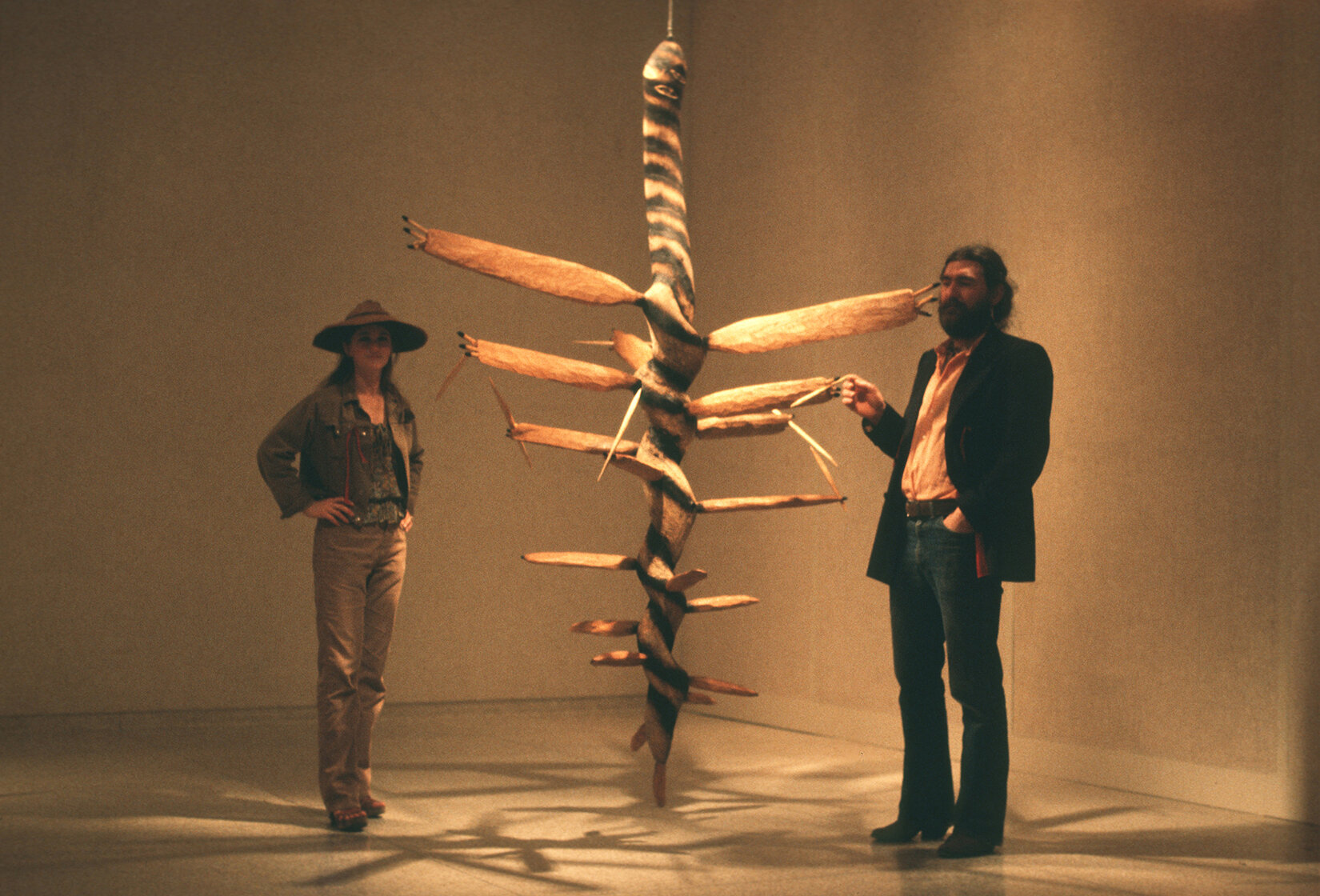 Dancing Man, 1977 - with Charmaine and James