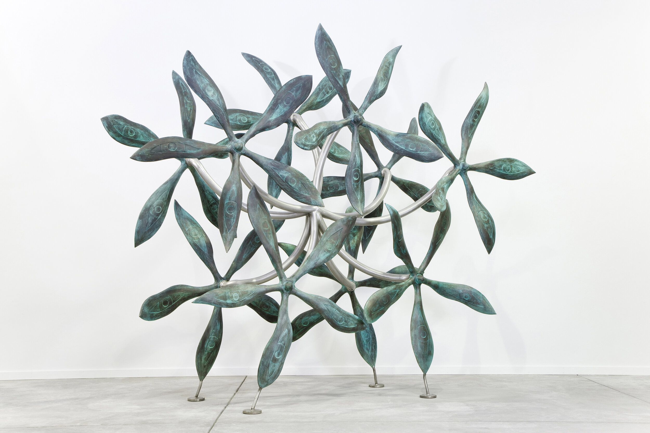 Ten Big Bronze Flowers, 2010