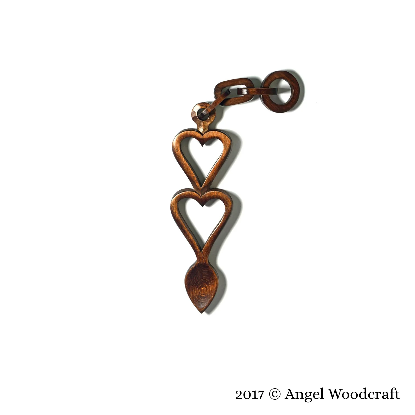 welsh love spoon two hearts forever 2