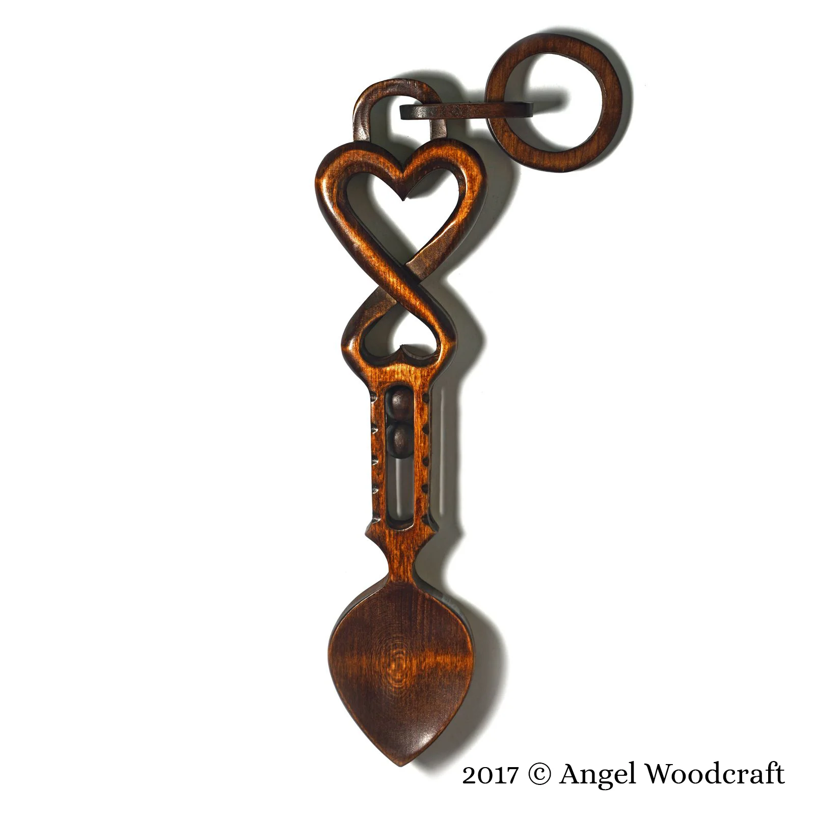 welsh love spoon gift of protection dark 2