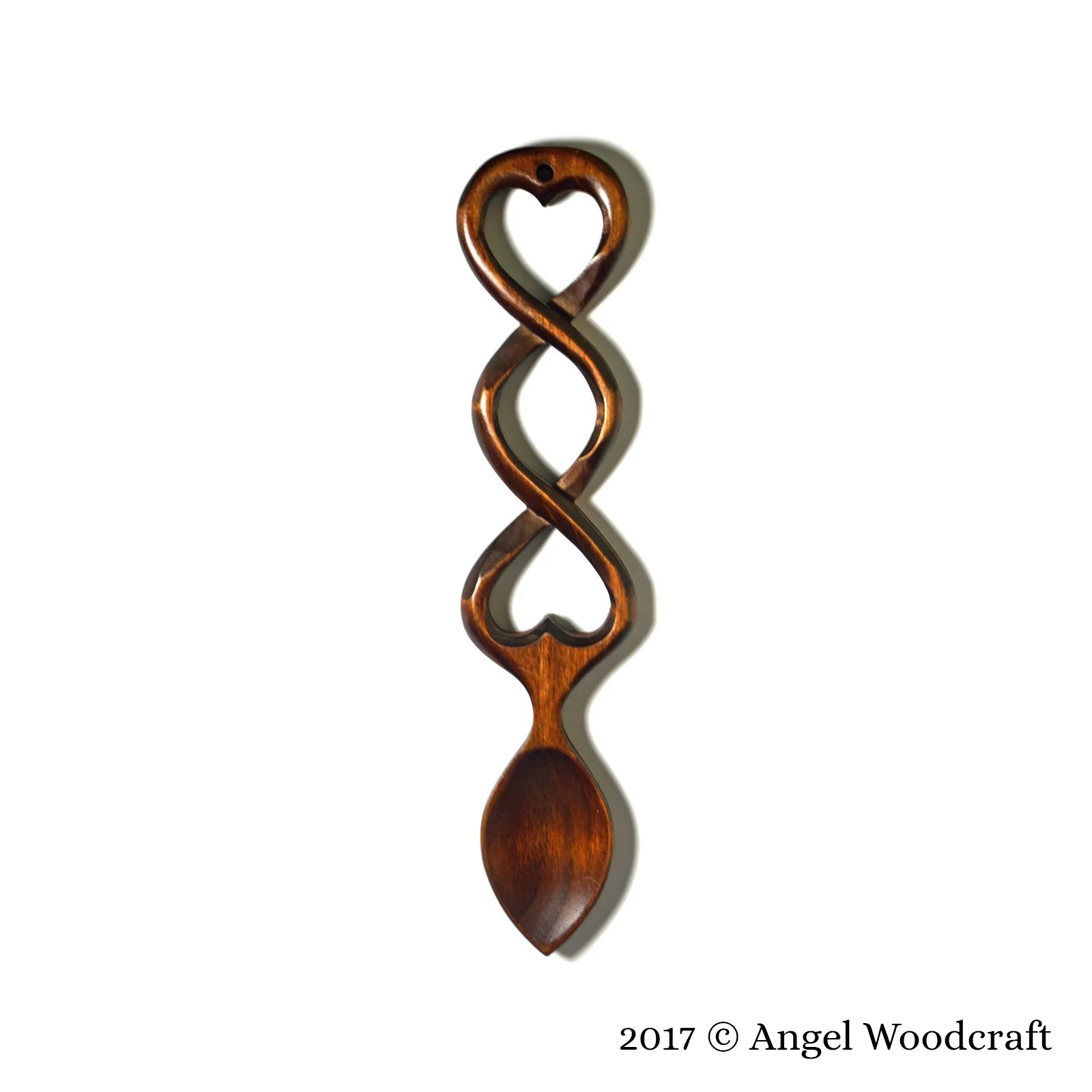 welsh love spoon celtic twist dark 2