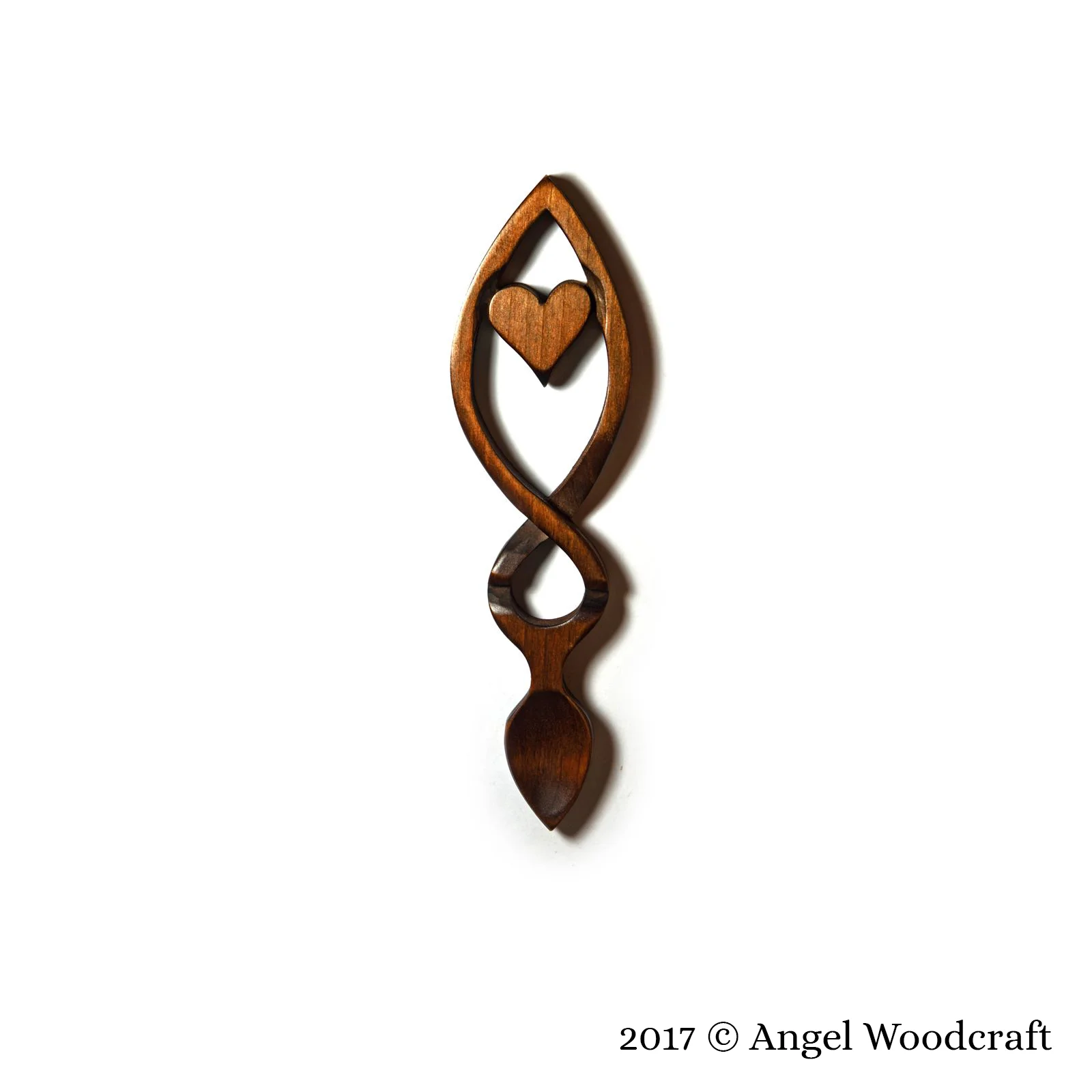 welsh love spoon simple minimalist heart dark 2